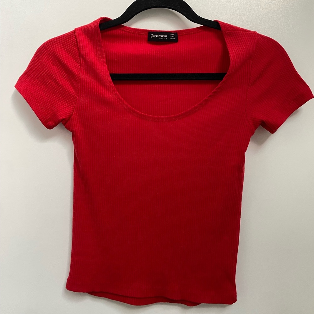 Stradivarius | Red shirt | Size: S